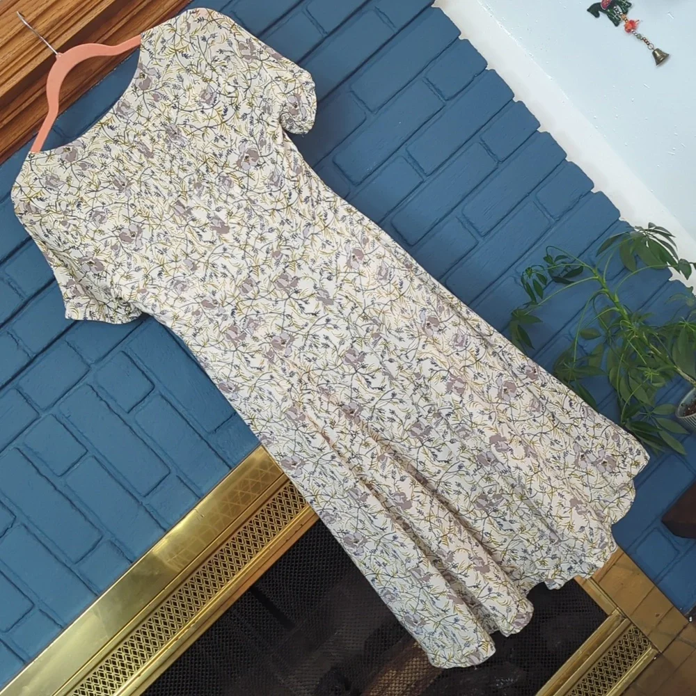Free people soft floral dress mystic magnolia - Picture 8 of 9